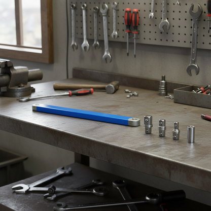 TORVIK Offset Extension Wrench Kit - workshop environment lifestyle shot